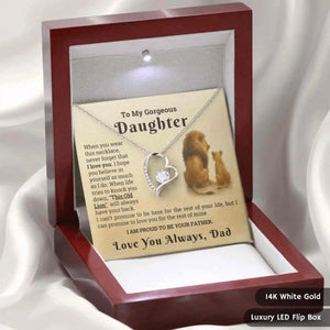 "The Lion's Promise" - A Wholesome Gift from a Proud Father