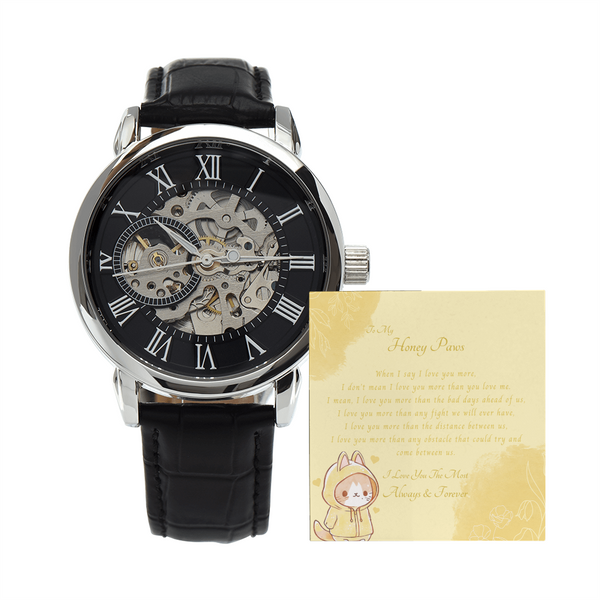 To My Honey Paws | For Boyfriend | Eternal Gear Watch | Message Card