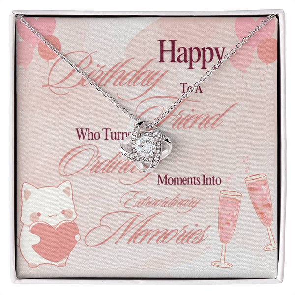 To My Extraordinary | For Friend | Queen's Charm Necklace | Birthday Card