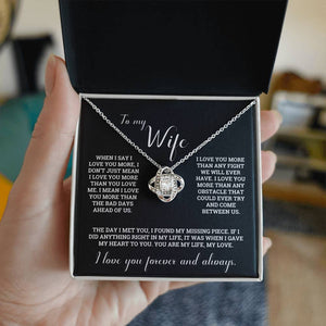 "My Missing Piece" - A Timeless Gift For Your Wife