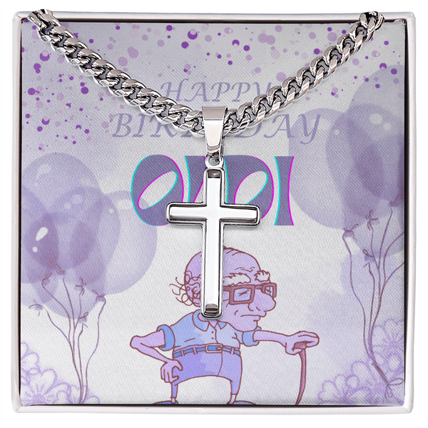 OLDI | For Friend | Urban Saint Necklace | Birthday Card