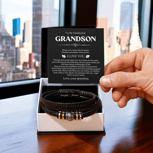 "To My Handsome Grandson" – A Bracelet He’ll Wear with Pride Forever