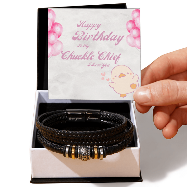 To My Chuckle Chief | For Grandpa | Soul Connection Bracelet | Birthday Card
