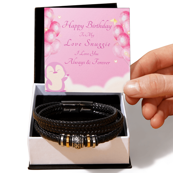 To My Love Snuggie | For Boyfriend | Soul Connection Bracelet | Birthday Card