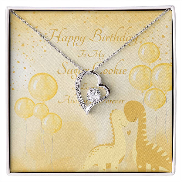 To My Sugar Cookie | For Wife | Blush Bloom Necklace | Birthday Card