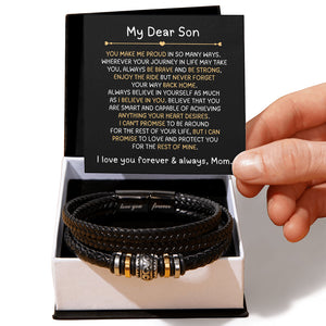 "Enjoy the Ride" – A Bracelet That Strengthens His Confidence | From Mom