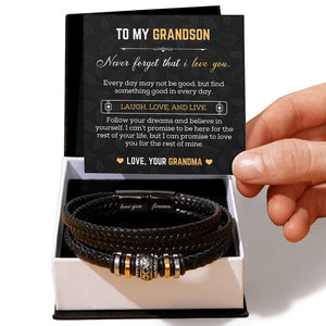 "Laugh, Love, And Live" - A Gift to Inspire His Dreams | From Grandma