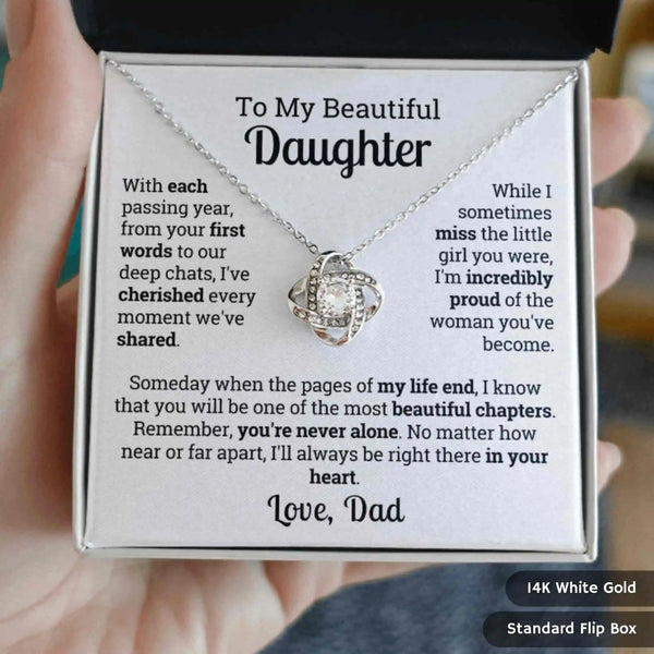 “Always in Your Heart” – A Heartfelt Keepsake from Father to Daughter | Perfect for Graduation Day, Birthday, or Just Because