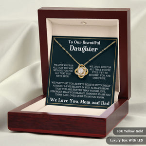 "To Our Beautiful Daughter" - A Token of Life’s Greatest Blessing