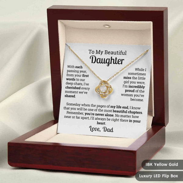 “Always in Your Heart” – A Heartfelt Keepsake from Father to Daughter | Perfect for Graduation Day, Birthday, or Just Because