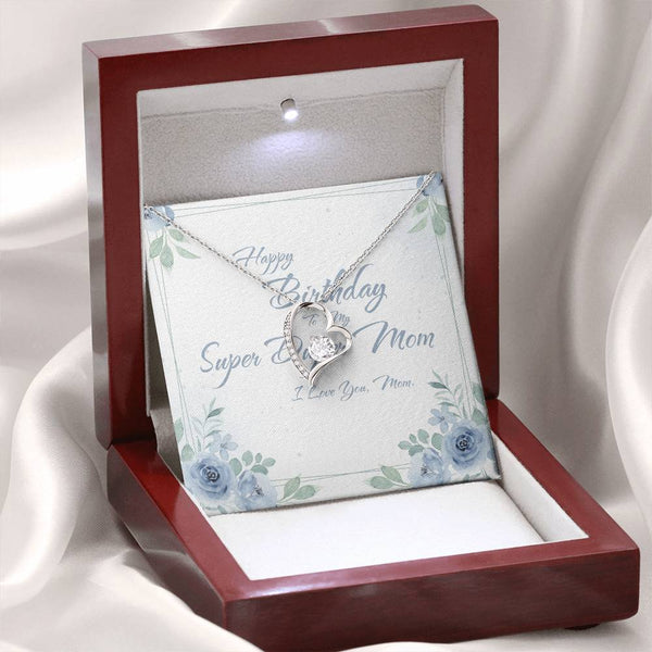 To My Super Duper Mom | For Mom | Blush Bloom Necklace | Birthday Card