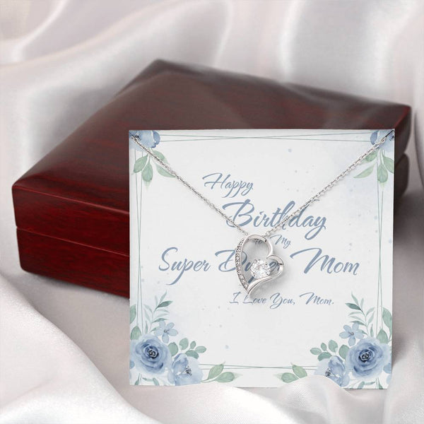 To My Super Duper Mom | For Mom | Blush Bloom Necklace | Birthday Card