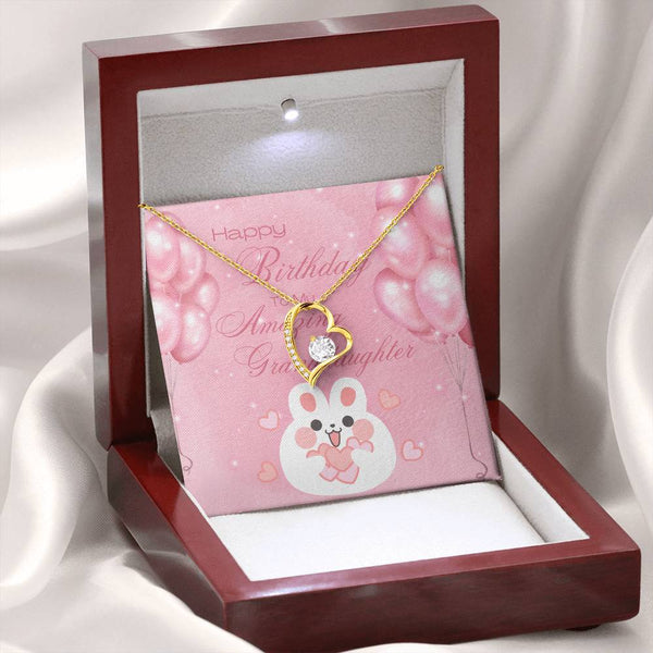 To My Amazing Granddaughter | For Granddaughter | Blush Bloom Necklace | Birthday Card