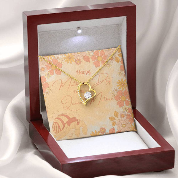 To My Queen Mother | Blush Bloom Necklace | Mother's Day Card