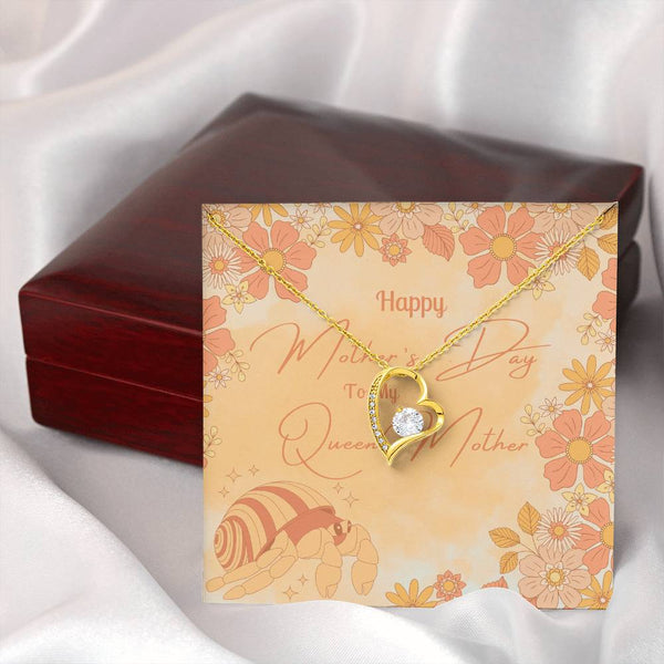 To My Queen Mother | Blush Bloom Necklace | Mother's Day Card