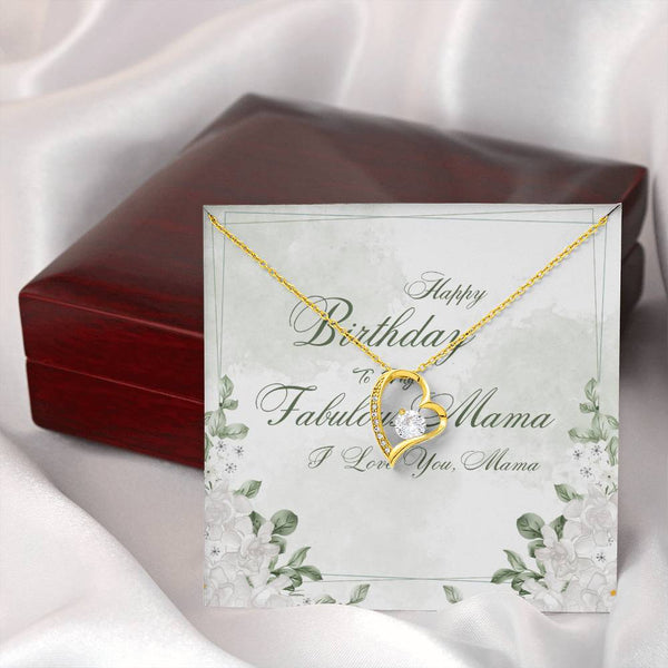 To My Fabulous Mama | For Mom | Blush Bloom Necklace | Birthday Card