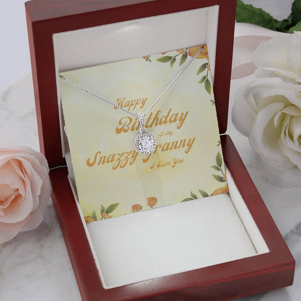To My Snazzy Granny | For Grandma | Cosmic Halo Necklace | Birthday Card