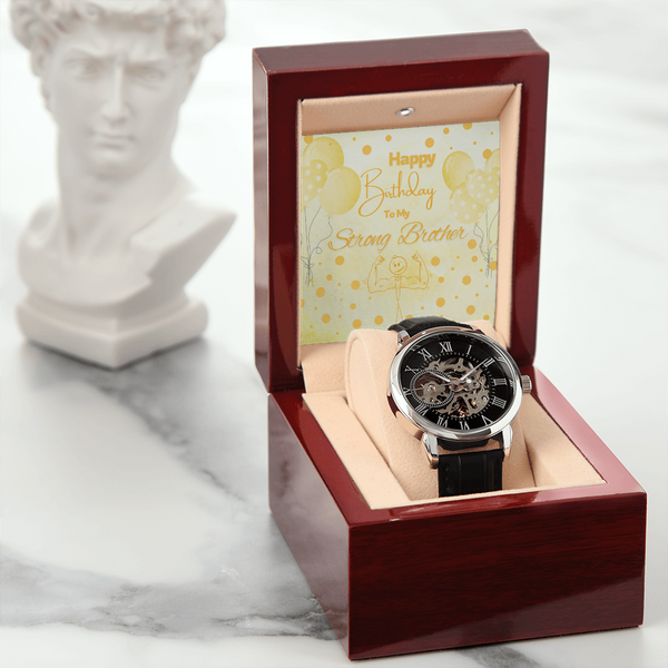 To My Strong Brother | For Brother | Eternal Gear Watch | Birthday Card