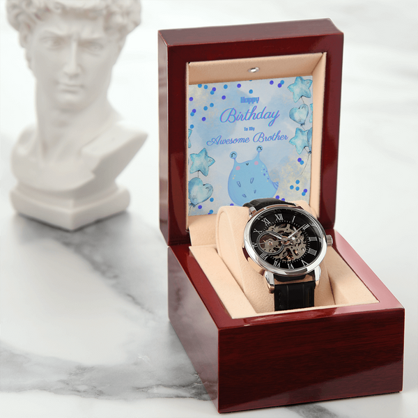 To My Awesome Brother | For Brother | Eternal Gear Watch | Birthday Card