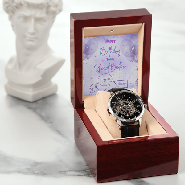 To My Special Brother | For Brother | Eternal Gear Watch | Birthday Card
