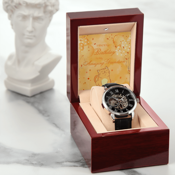 To My Amazing Grandson | For Grandson | Eternal Gear Watch | Birthday Card