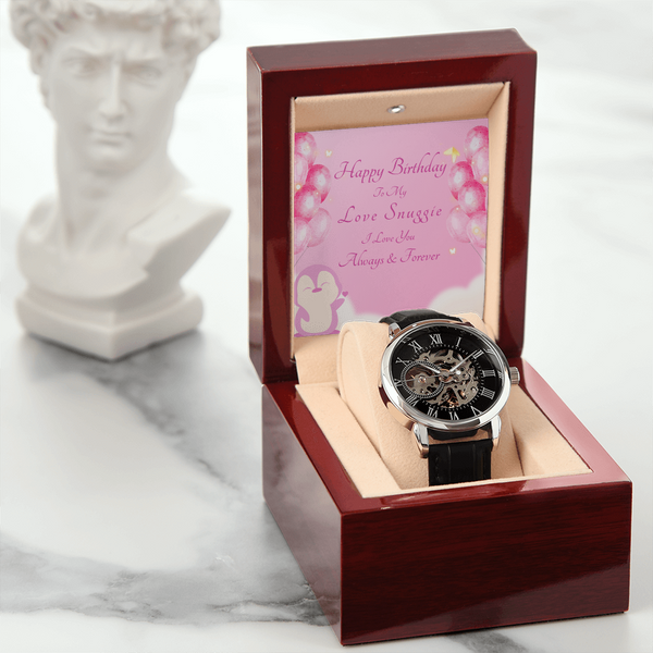 To My Love Snuggie | For Boyfriend | Eternal Gear Watch | Birthday Card