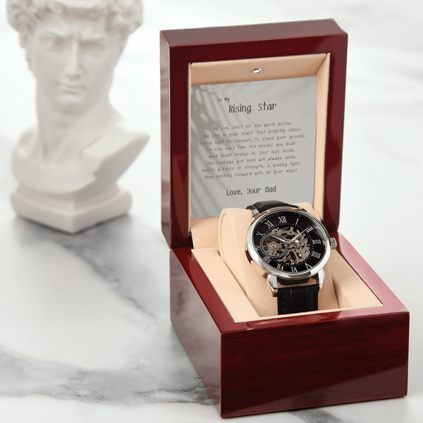To My Rising Star - By Dad | For Son | Eternal Gear Watch | Message Card