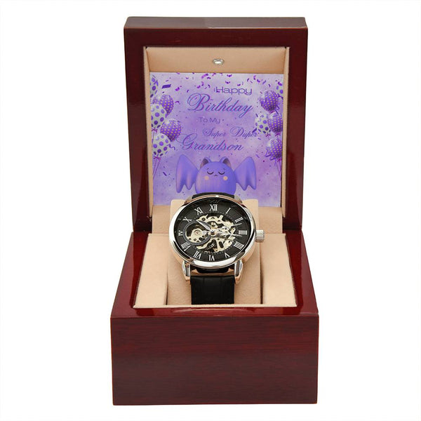 To My Super Duper Grandson | For Grandson | Eternal Gear Watch | Birthday Card