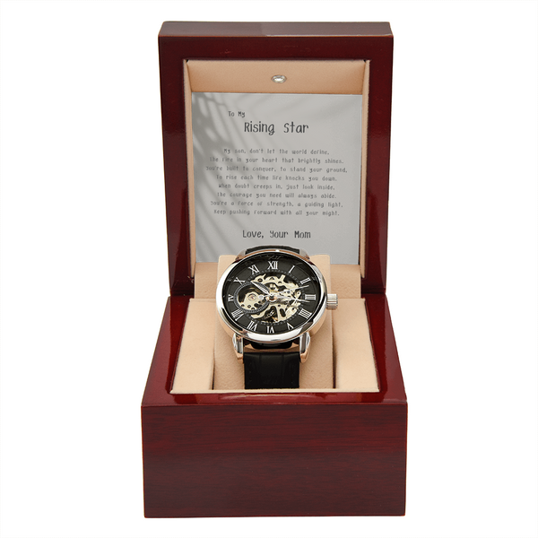 To My Rising Star - By Mom | For Son | Eternal Gear Watch | Message Card