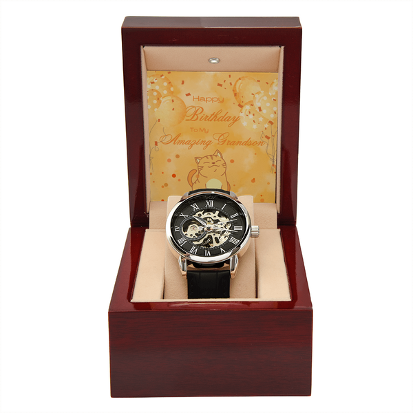 To My Amazing Grandson | For Grandson | Eternal Gear Watch | Birthday Card