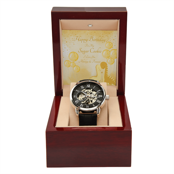 To My Sugar Cookie | For Boyfriend | Eternal Gear Watch | Birthday Card