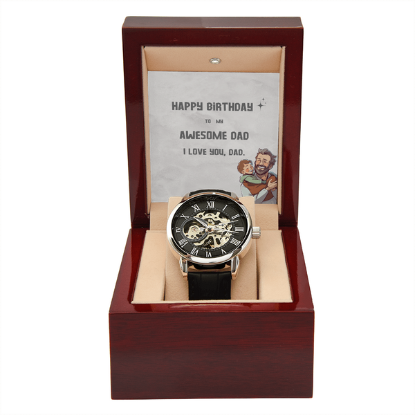 To My Awesome Dad | For Dad | Eternal Gear Watch | Birthday Card