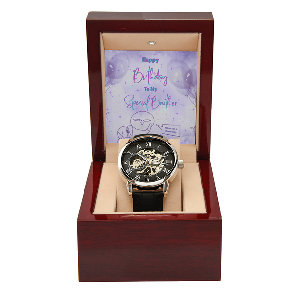 To My Special Brother | For Brother | Eternal Gear Watch | Birthday Card