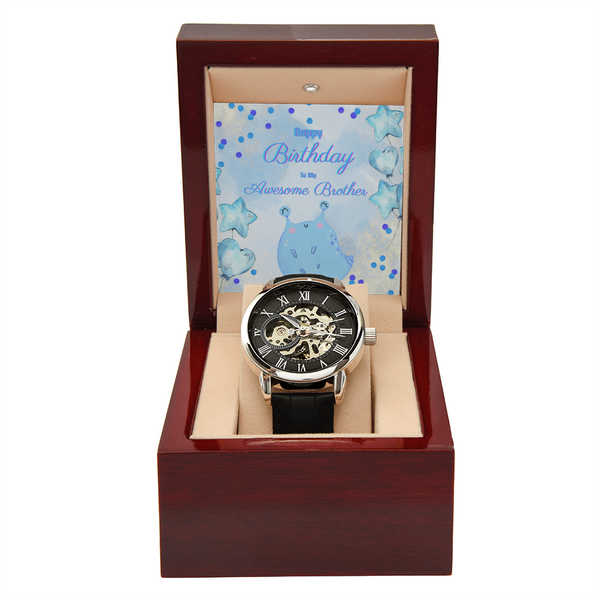 To My Awesome Brother | For Brother | Eternal Gear Watch | Birthday Card