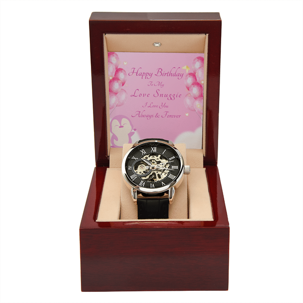 To My Love Snuggie | For Boyfriend | Eternal Gear Watch | Birthday Card