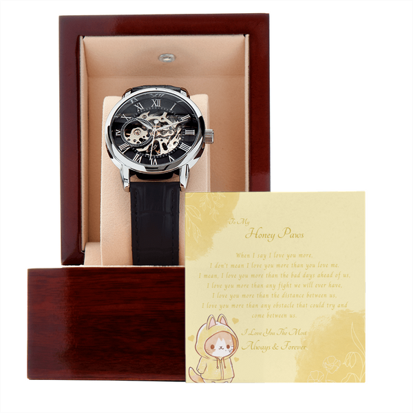 To My Honey Paws | For Boyfriend | Eternal Gear Watch | Message Card