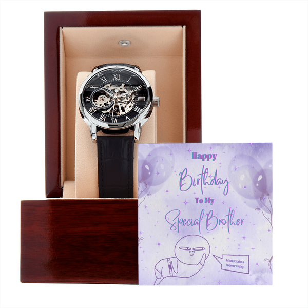 To My Special Brother | For Brother | Eternal Gear Watch | Birthday Card