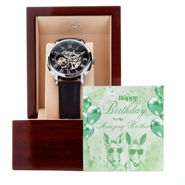 To My Amazing Brother | For Brother | Eternal Gear Watch | Birthday Card