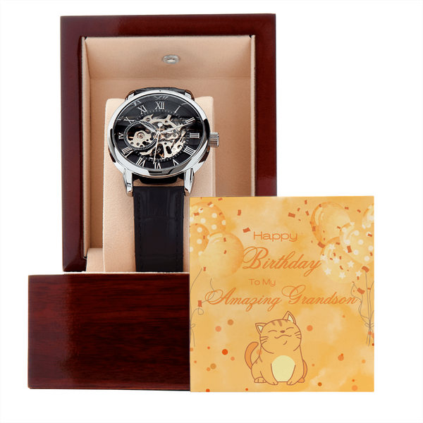 To My Amazing Grandson | For Grandson | Eternal Gear Watch | Birthday Card