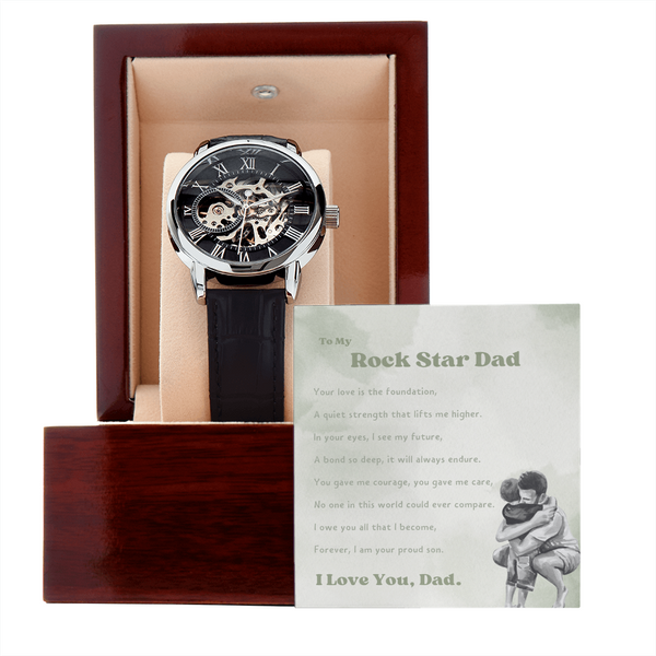 To My Rock Star Dad | For Dad | Eternal Gear Watch | Message Card