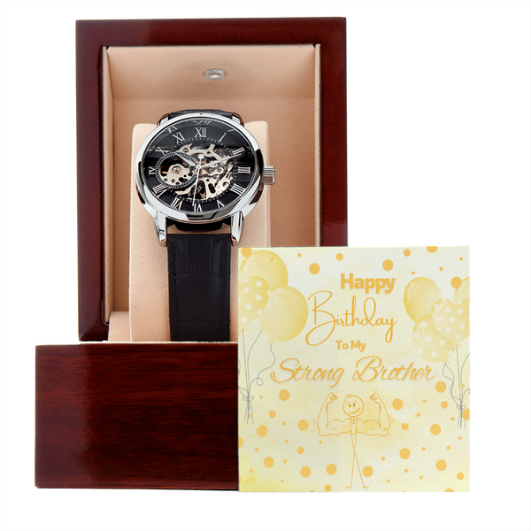 To My Strong Brother | For Brother | Eternal Gear Watch | Birthday Card
