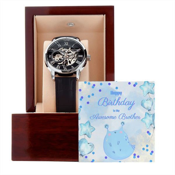 To My Awesome Brother | For Brother | Eternal Gear Watch | Birthday Card