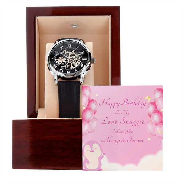 To My Love Snuggie | For Boyfriend | Eternal Gear Watch | Birthday Card