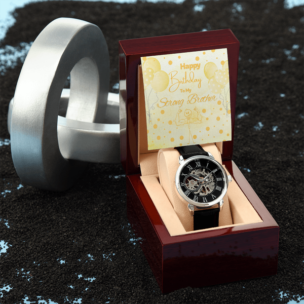 To My Strong Brother | For Brother | Eternal Gear Watch | Birthday Card
