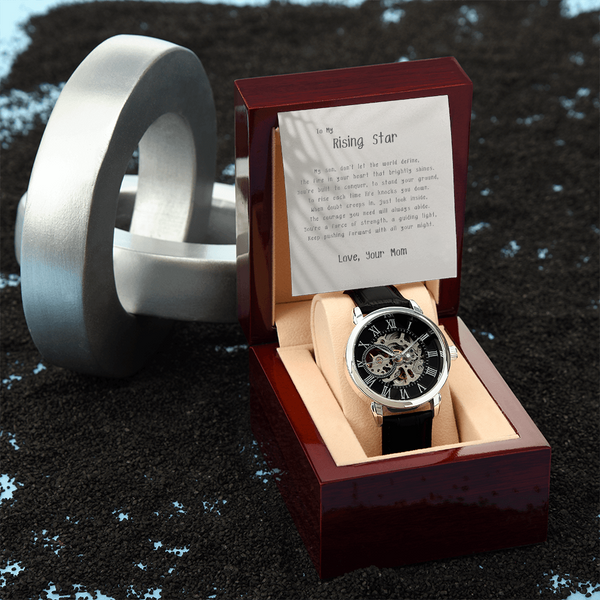 To My Rising Star - By Mom | For Son | Eternal Gear Watch | Message Card