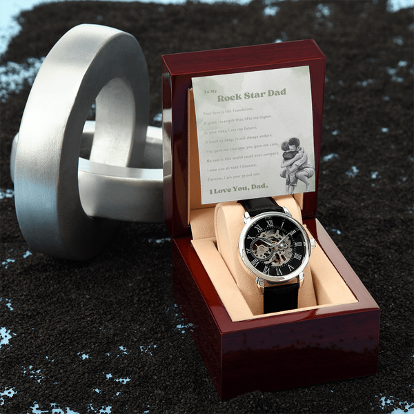 To My Rock Star Dad | For Dad | Eternal Gear Watch | Message Card