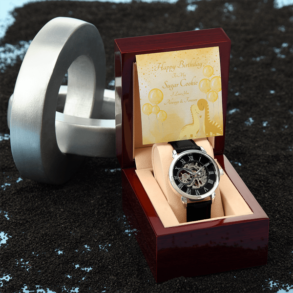 To My Sugar Cookie | For Boyfriend | Eternal Gear Watch | Birthday Card