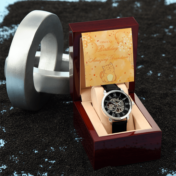 To My Amazing Grandson | For Grandson | Eternal Gear Watch | Birthday Card