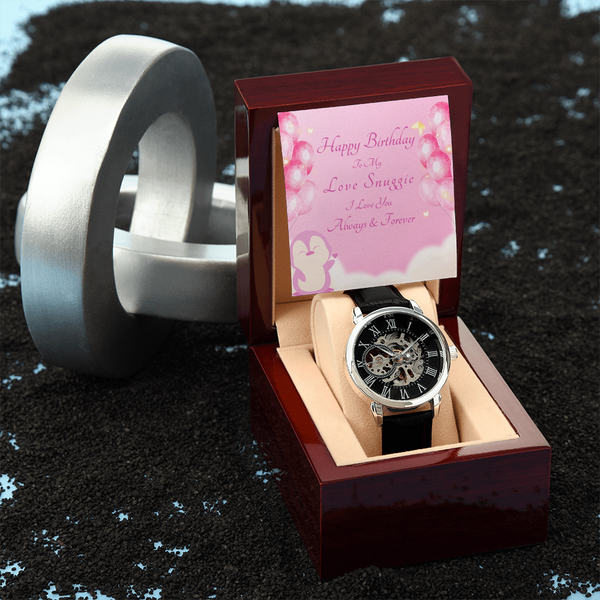 To My Love Snuggie | For Boyfriend | Eternal Gear Watch | Birthday Card