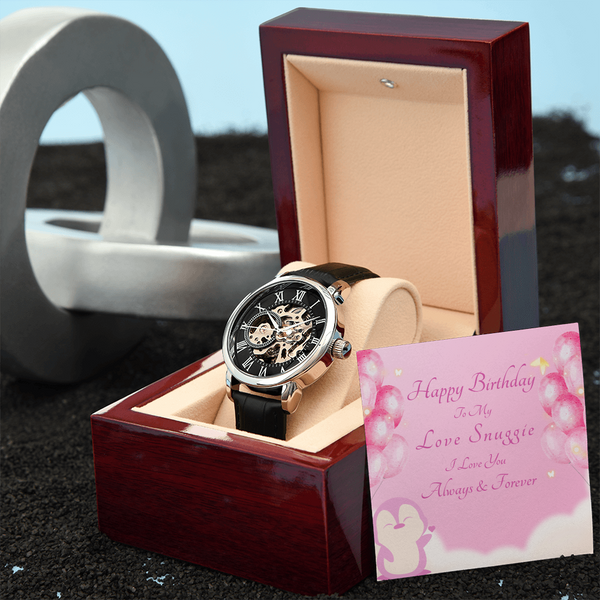 To My Love Snuggie | For Boyfriend | Eternal Gear Watch | Birthday Card